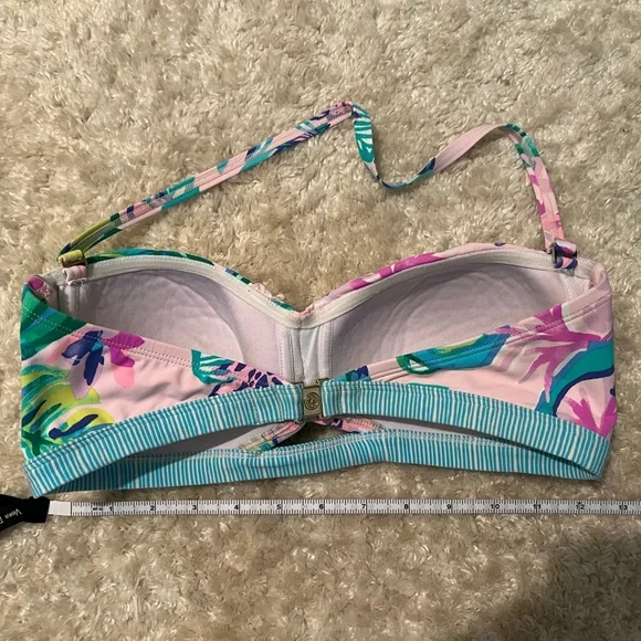 Lilly Pulitzer mermaid in the shade Bikini Top 6 - Picture 2 of 3